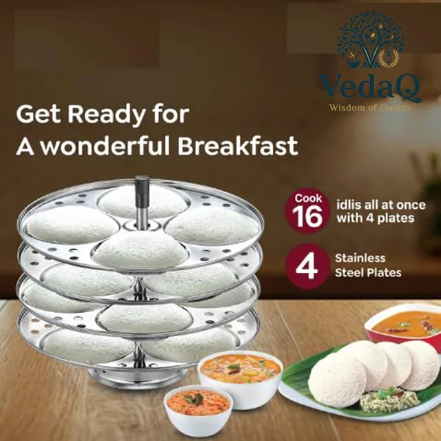 VedaQ 4 Layer Idli Maker