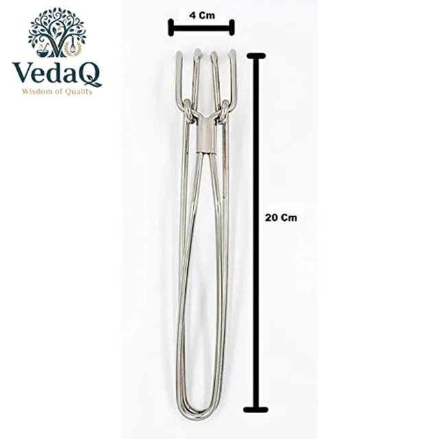 Combo of Steel Chimta and Steel Pakkad Tong
