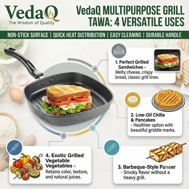 Grilled Non Sticky Pan
