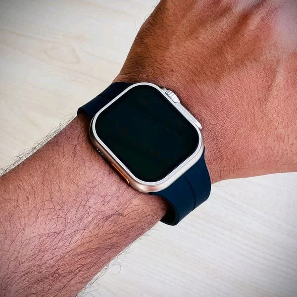 Printme Silicone Sport Band Compatible With Apple Watch 38mm 40mm 41mm 42 Mm 44 Mm 45 Mm 49 Mm - Black