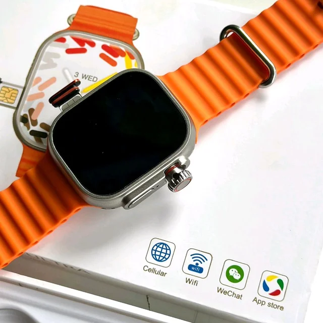 Android 5G Smartwatch With 2GB Ram And 32GB International Storage, Instagram, YouTube, WhatsApp With Camera. you can install Apps From the Play Store!