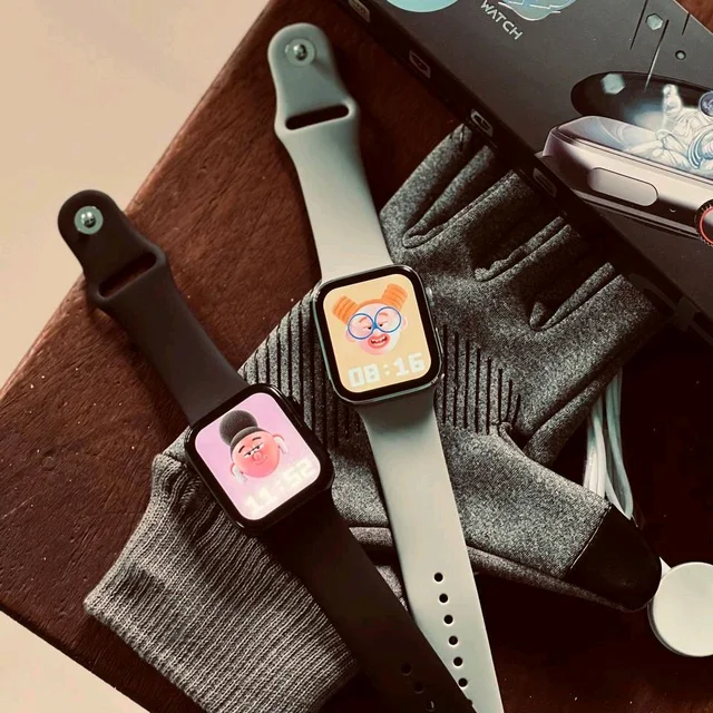 Wearfit HW8 Max Series 8 44mm Smartwatch Full Screen | NFC Support | Best Software Experience and Always On Display With Wireless Charging Support - Gray