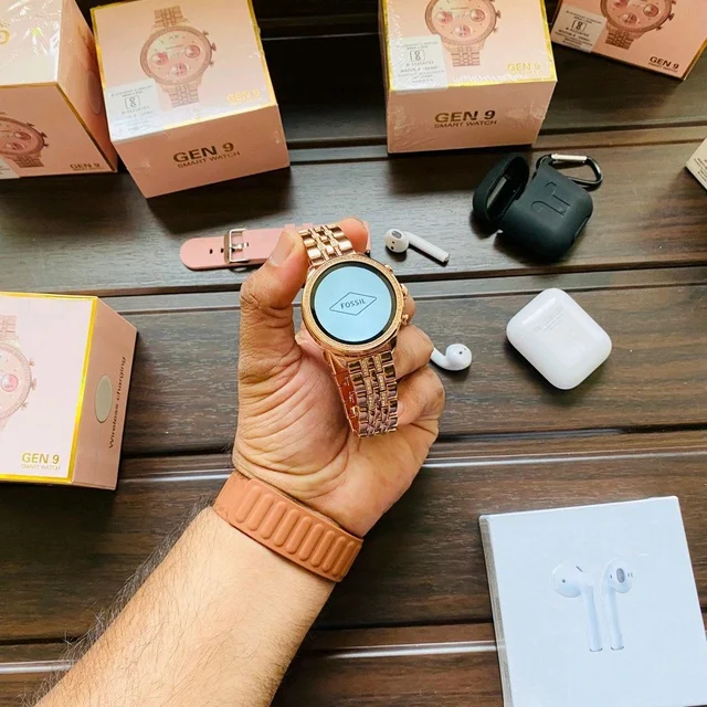 Most Awaited Budget Combo | Air Pods 2 Awesome Quality With Case and Generation 9 Premium Smartwatch Combo Offer