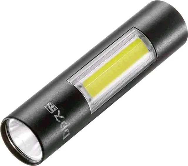 MINI COMPACT DESIGN FAST CHARGING LONG CAPACITY BATTERY LED RECHARGEABLE TORCH Torch (Black, 5 cm, Rechargeable)