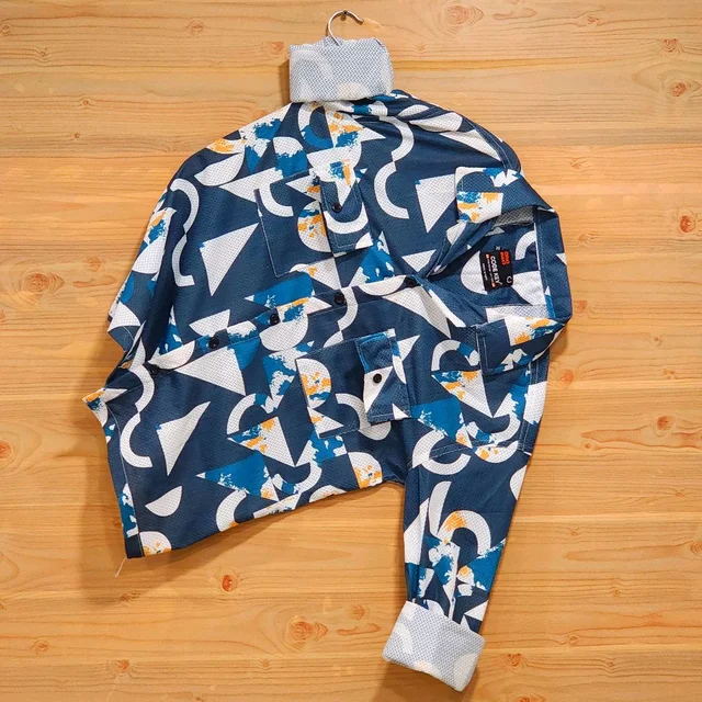 Codekey® imported fabric Premium Quality print shirts - M