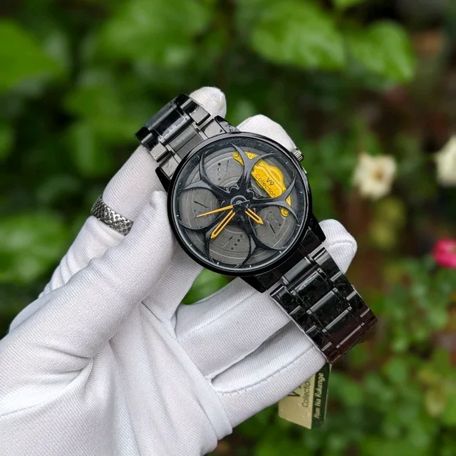 Buy 1 Get 1 Free Offer, V9 Analog Unique Quartz Movement Collection With High Quality Strap Best finishing Body & Case - SRV8