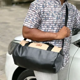 New Retro Small Round Bucket Bag Men And Women Casual Trend Single Backpack Pu Leather Shoulder Messenger Bag - SRB2
