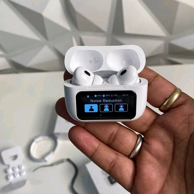 Air Pro 2 Plus With Display, Wallpaper, Timer, Brightness, Anc, Transparency control, Battery percentage