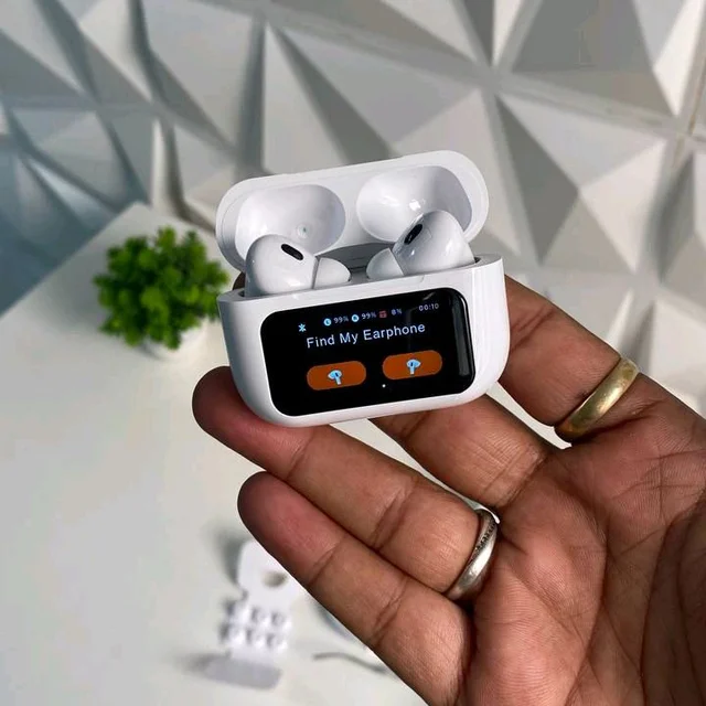 Air Pro 2 Plus With Display, Wallpaper, Timer, Brightness, Anc, Transparency control, Battery percentage