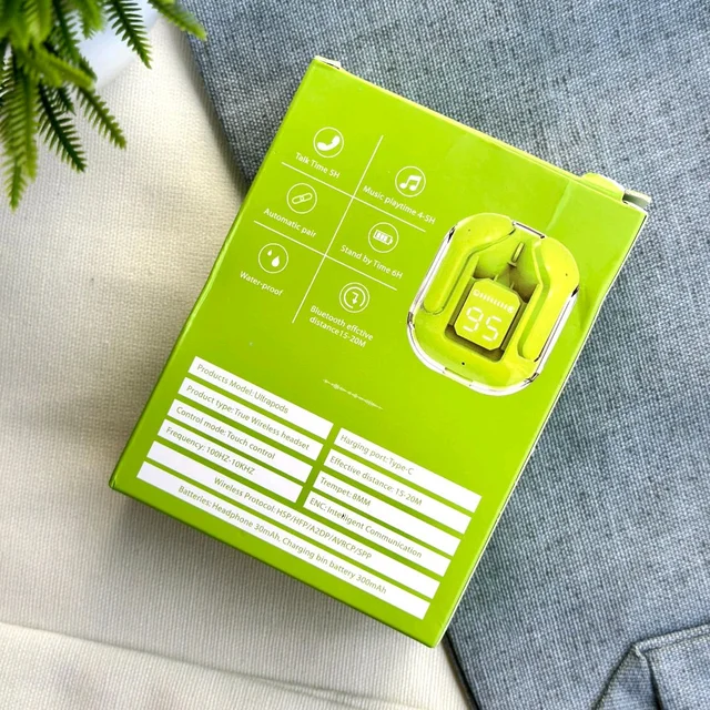 Wireless Bluetooth Earbuds, Stereo in-Ear Headset Earphone, Bluetooth Headphones With Automatic Pair