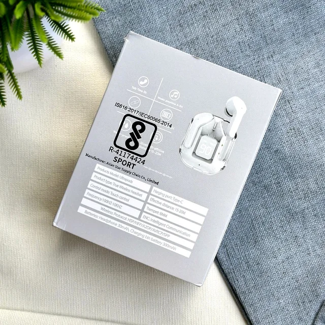 Wireless Bluetooth Earbuds, Stereo in-Ear Headset Earphone, Bluetooth Headphones With Automatic Pair