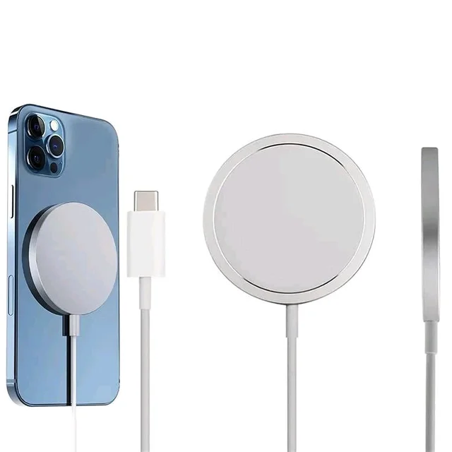 Magsafe Wireless Charger For iPhones, The Perfectly Aligned Magnets Attach To Your Airpods Or Iphone