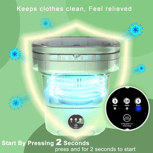 Mini Washing Machine Portable Foldable