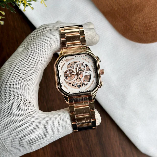 Rick Analog Quartz Movement Collection With High Quality Strap Best finishing Body & Case - SRF1
