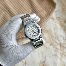 Delton Analog Quartz Movement Collection With High Quality Strap Best finishing Body & Case - White