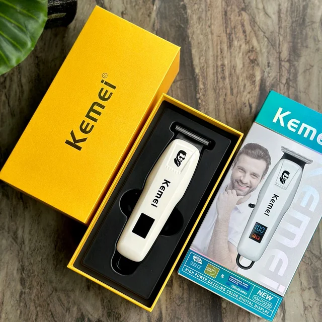 Kemei Professional KM232A Heavy Duty Barbar Stylish Design Trimmer Trimmer 120 min Runtime 4 Length Settings