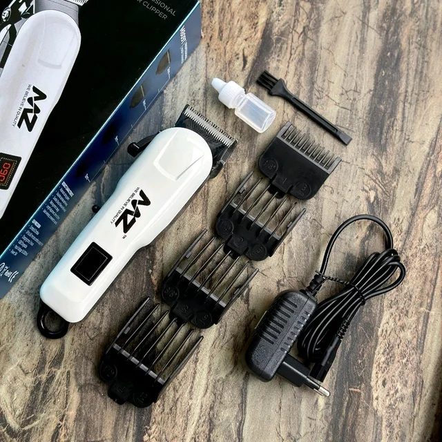 MZ M809T (PROFESSIONAL HAIR TRIMMER) 2000 mAh Battery with LCD Battery Display Trimmer 240 min Runtime 4 Length Settings