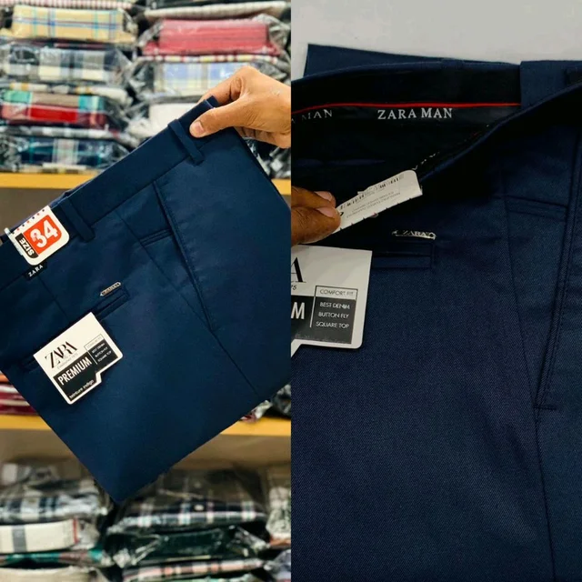 Formal Pants for Men | Men's Slim fit Formal Pant | Non Stretchable Trouser | Office wear Trousers - 36