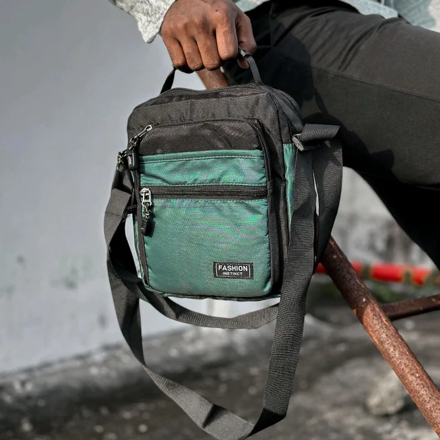 Ultra Sporty Messenger Sling Bag For Multipurpose Use | New Men's Leisure Crossbody Bag Multi functional Outdoor Shoulder Bag Waist Bag Fashion Small Body Bag Wearing Belt Hanging Bag - SRT1