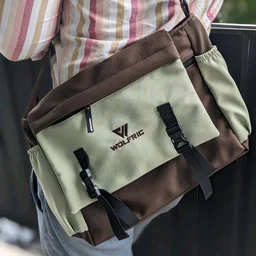 College Bag/Cross Bag, New Men's Leisure Crossbody Bag Multi functional Outdoor Shoulder Bag Waist Bag Fashion Small Body Bag Wearing Belt Hanging Bag - SRB3