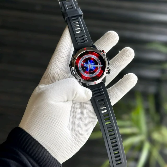 The Very First Time Avenger Edition Scroll Working Smooth Touch With Dynamic Round Amoled Screen And All Real Accurate Working Sensors