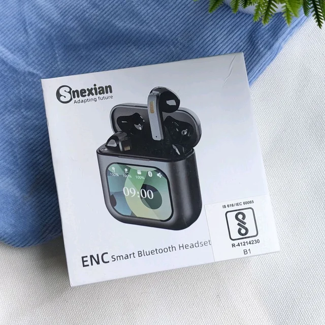 Original Snexian K1 Bluetooth Headset (Black, True Wireless) - Black