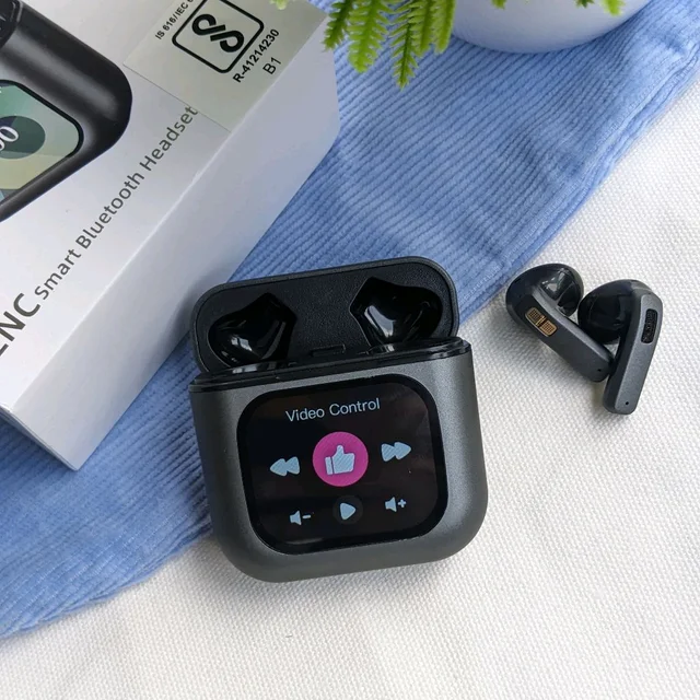 Original Snexian K1 Bluetooth Headset (Black, True Wireless) - Black
