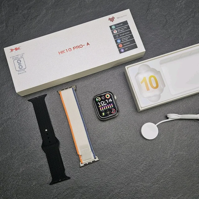 Never Before In Indian Market, New 2024 Model Wearfit Hk10A Pro Plus 45mm Real "O- Led Amoled Amplitude" A Power Packed Series 9 Smartwatch