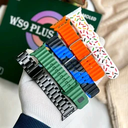 Ws9 Plus Amoled 5 + 1 Combo Set, Super Quality Watch Combo, 5 Different Quality Straps, Recommended For Gifting