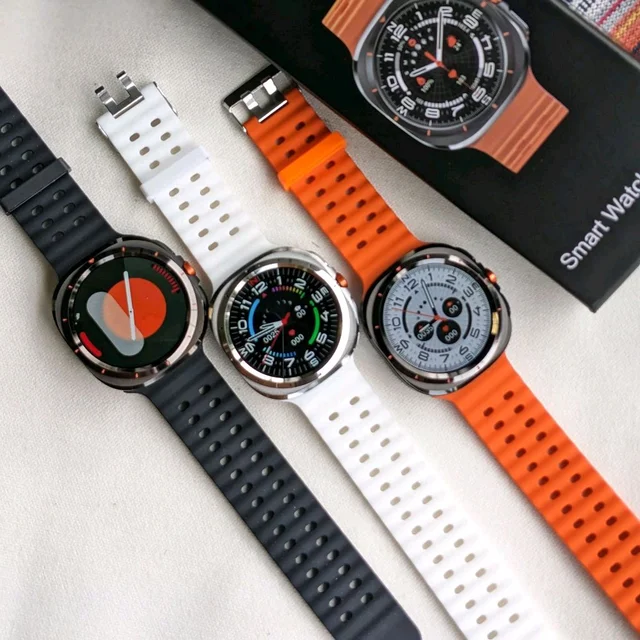 Most Demanding Ultra Budget Model, Watch 7 Ultra Smartwatch, Always On Display, On/Off Logo - Orange