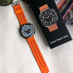Most Demanding Ultra Budget Model, Watch 7 Ultra Smartwatch, Always On Display, On/Off Logo - Orange