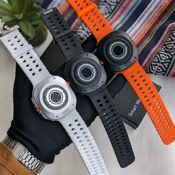 Most Demanding Ultra Budget Model, Watch 7 Ultra Smartwatch, Always On Display, On/Off Logo - Orange