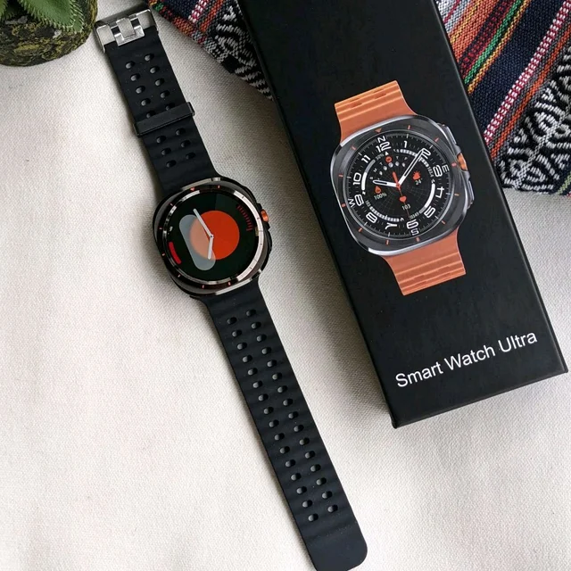 Most Demanding Ultra Budget Model, Watch 7 Ultra Smartwatch, Always On Display, On/Off Logo - Black
