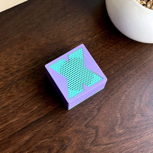 Mini Portable Square TidePlay Wireless Bluetooth Speaker Alloy Material HD Sound 5 W Bluetooth Speaker - SRS1
