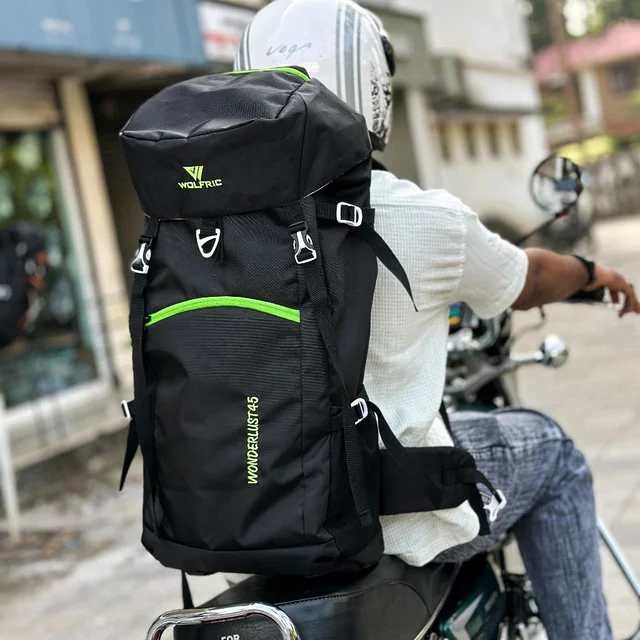 Wonderlust45 Trekking Bag, High Capacity With High End Quality Collection - Green