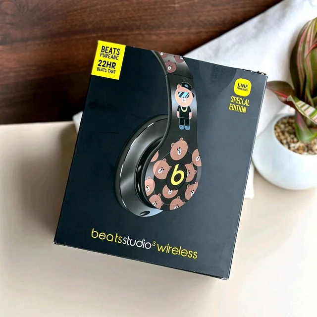 New Limited Edition High Quality Bluetooth Wireless Headphones With 5-6 Hours Playback Time - Black
