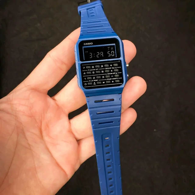 Most Demanded Trending Calculator Digital Watch With High Quality Strap Best finishing Body & Case - SRG1