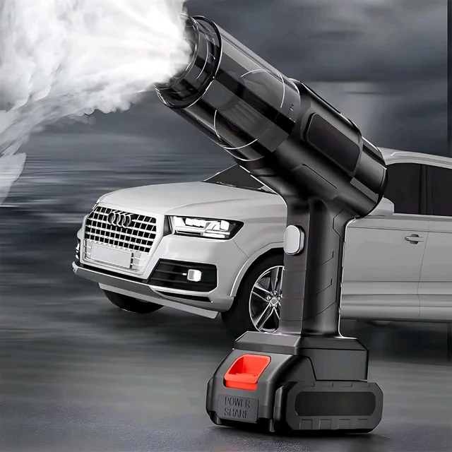 Multifunction Vacuum Cleaner/High Power Car Vacuum Cleaner | Rechargeable Vacuum Cleaner, Lightweight, with Attachments