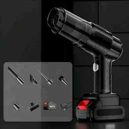 Multifunction Vacuum Cleaner/High Power Car Vacuum Cleaner | Rechargeable Vacuum Cleaner, Lightweight, with Attachments
