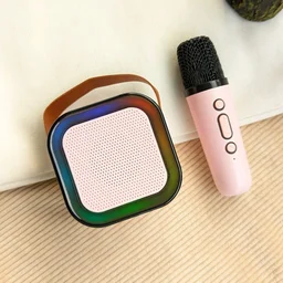 Portable Bluetooth Speaker Dynamic Thunder Sound With RGB Light Bluetooth Speaker Multicolour, Stereo Channel And Microphone Set - SRB1
