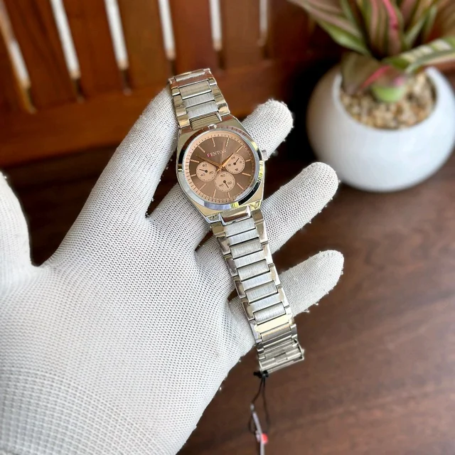 Buy 1 Get 1 Free Combo Offer, New Budget Fenton Analog Quartz Movement Watch With High Quality Strap Best finishing Body & Case (Pack of 2)