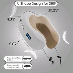 U Shaped Massage Pillow Neck Massage Device Electric Neck Massager Apparatus Shoulder Back Cervical Massager For Body Relaxation