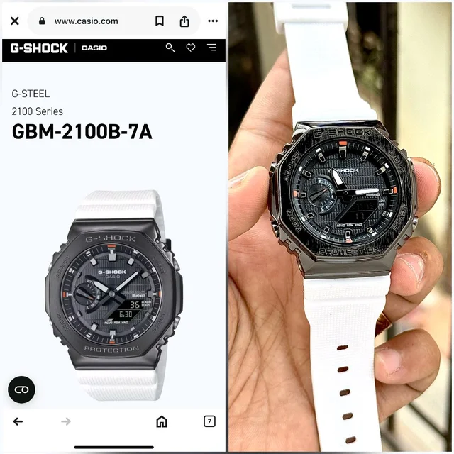 Most Demanded Analog GBM-2100B-7A Working Day Chronograph, AutoLight, World Time For Men