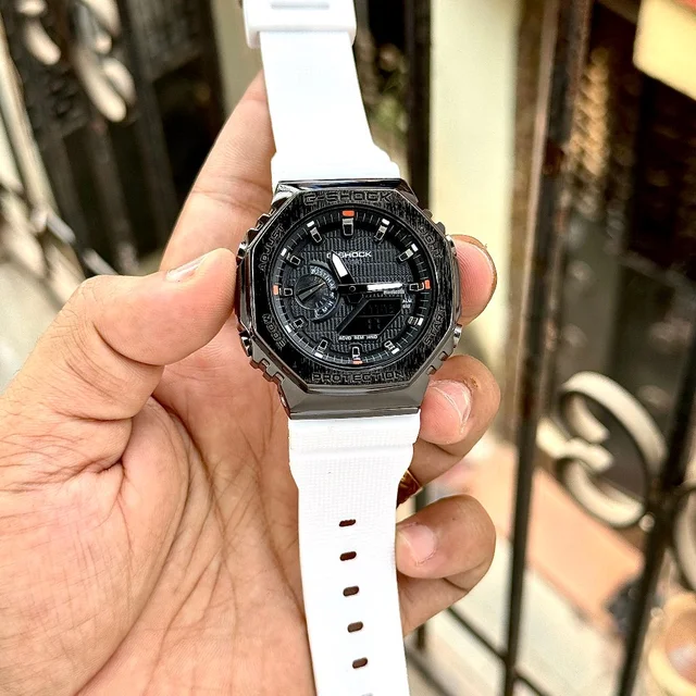 Most Demanded Analog GBM-2100B-7A Working Day Chronograph, AutoLight, World Time For Men