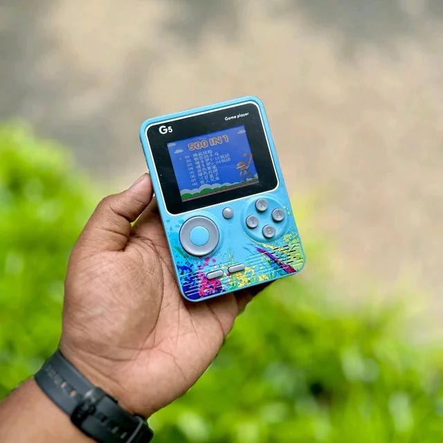 G5 Handheld Video Game Console – 500 in 1 Retro Games for Kids
