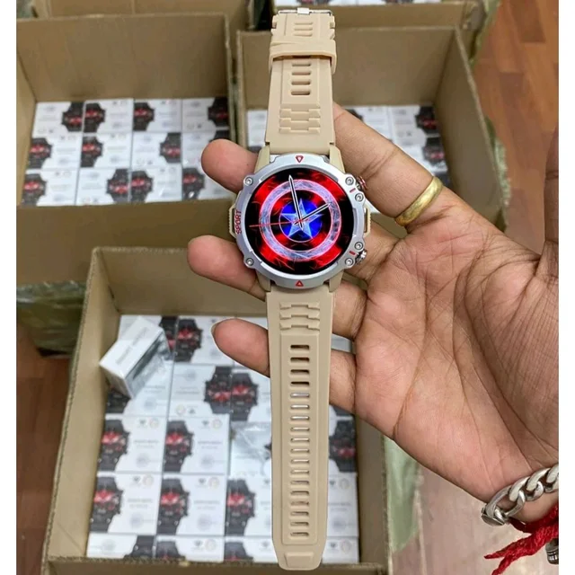 The Very First Time Avenger Edition Scroll Working Smooth Touch With Dynamic Round Amoled Screen And All Real Accurate Working Sensors
