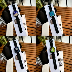 Series 10 Smartwatch – Edge to Edge Display, Bluetooth Calls, Weather & Music Control, Sports Modes, Wireless Charging, Silicone Band - Perfect Gifting