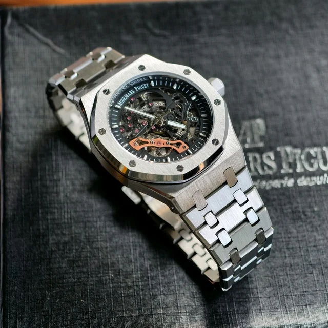Analog Automatic Top End Quality Collection With High Quality Strap Best Finishing Body & Case - Black