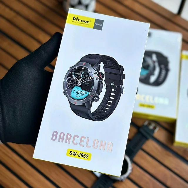 Hitage BARCELONA SW-2852 Smartwatch
Style Meets Performance, Full Touchscreen, Wireless Calling, Long Battery Life, Multi-sport Tracking, HD Display, Smart Watch, Holiday Gift