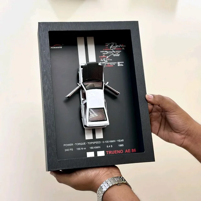 Premium Framed Car Model – 3D Wall Decor for Auto Enthusiasts, Unique Models - SRC4